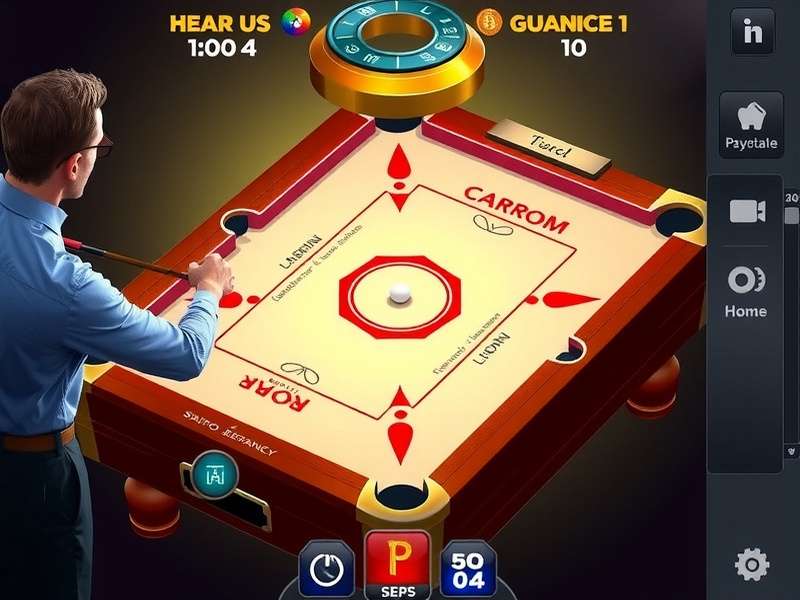 Carrom Pool Game Guardian Hack Interface