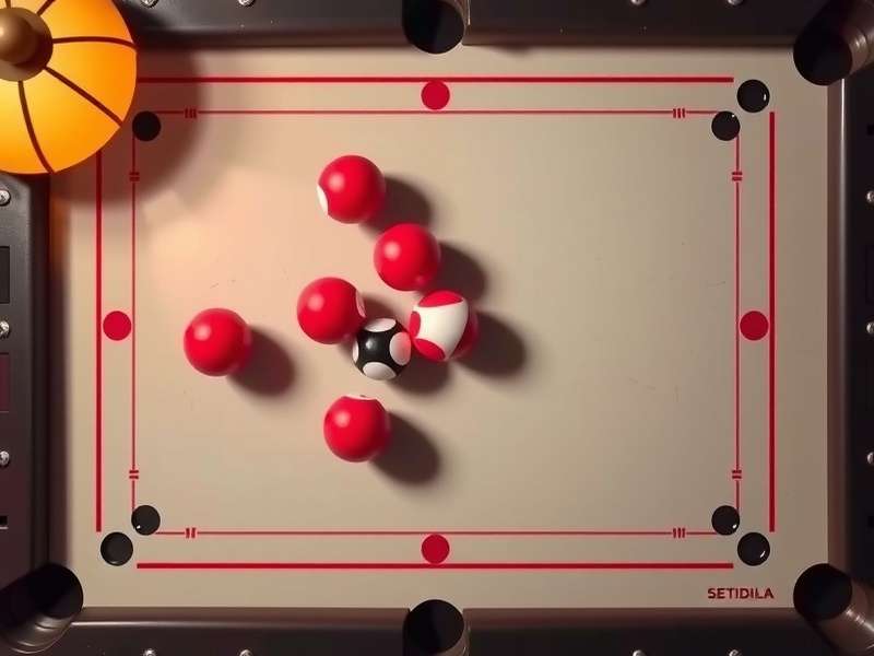 Carrom Pool Game Board
