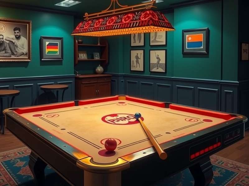 Carrom Pool Game Interface