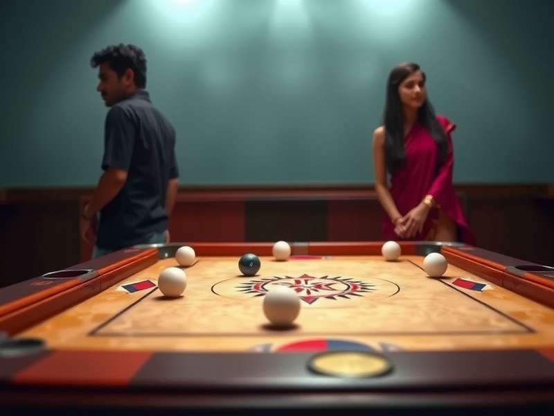 Carrom Pool Board Game Online खेलते हुए खिलाड़ी