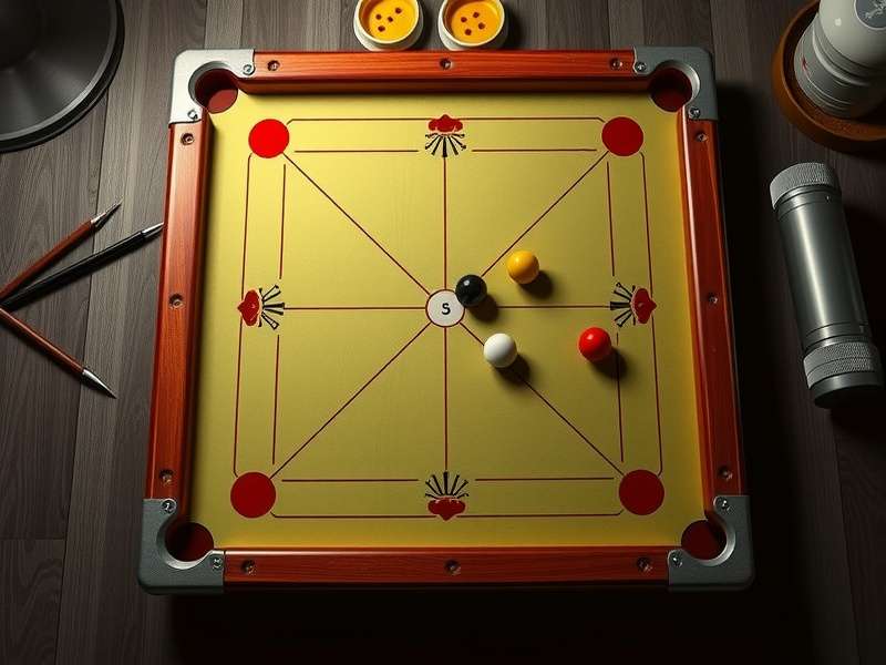 Carrom Pool Game का मुख्य इंटरफेस