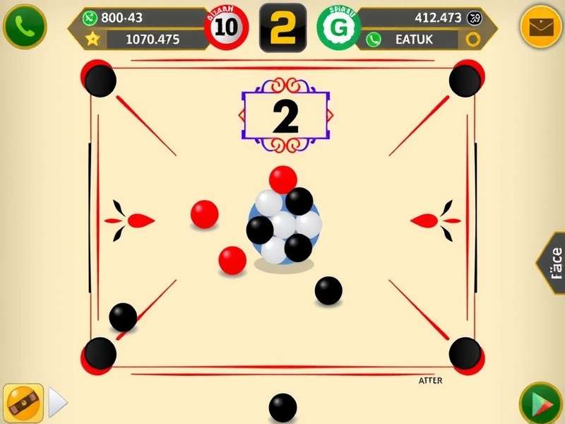 Carrom Pool Webshop Interface