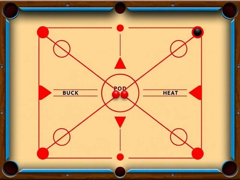 Carrom Pool Trick Shots Demonstration