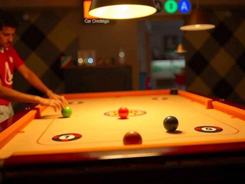 Carrom Pool Game Play Interface