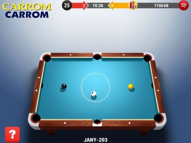 Carrom Pool Game Mod APK इंटरफेस