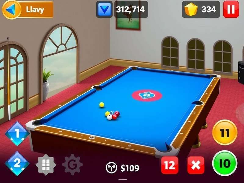 Carrom Pool 2025 Mod Apk interface showcasing unlimited coins and gems