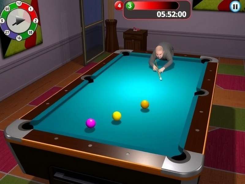 Carrom Pool game setup with striker and discs