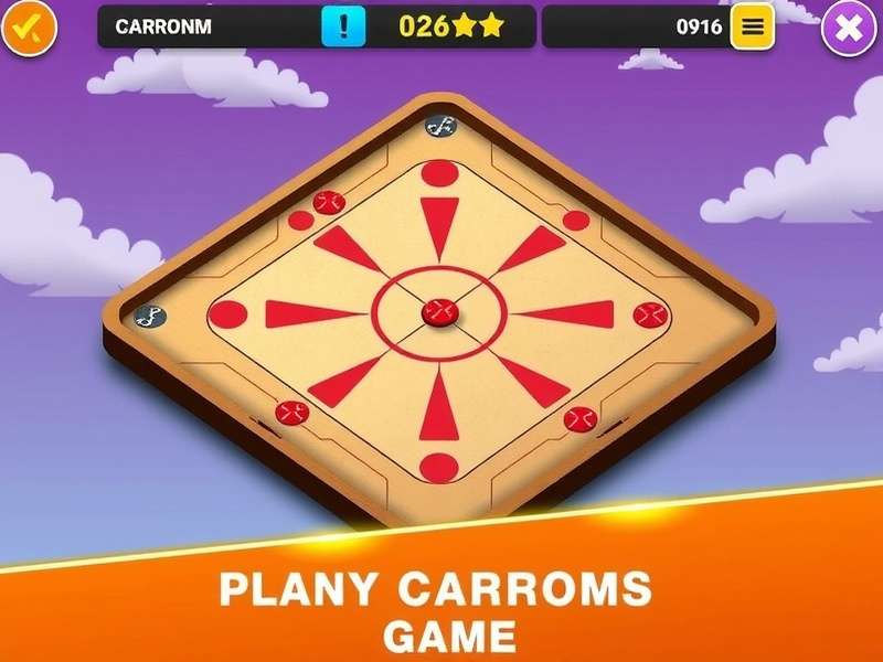 Carrom Pool power management chart showing optimal strike force percentages