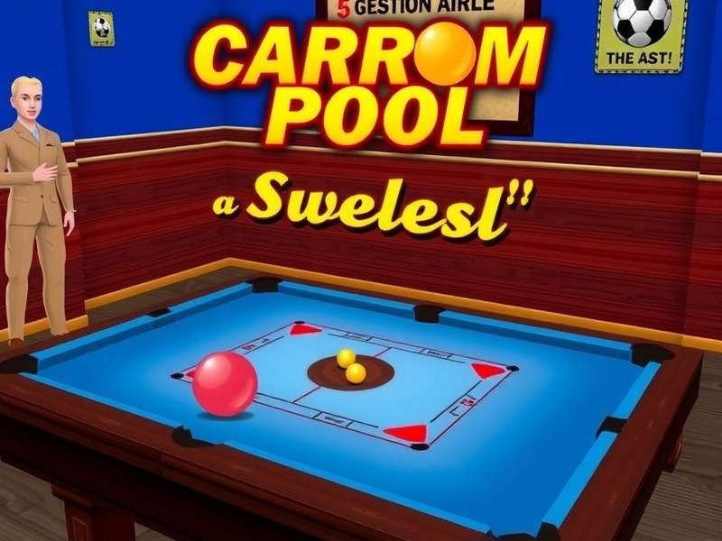 Carrom Pool Gameplay on Mobile Device