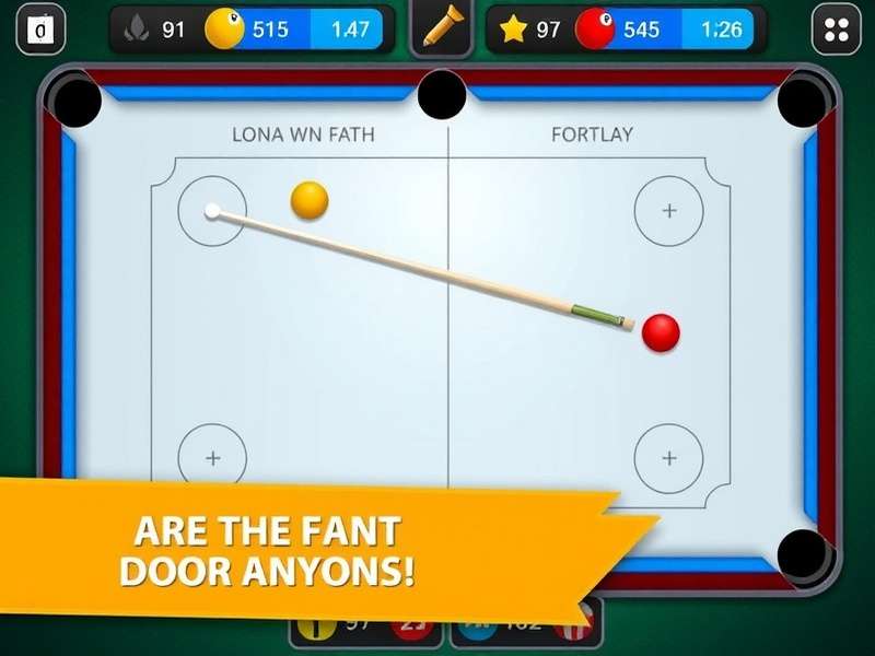 Carrom Pool game interface on mobile phone showing disc strike