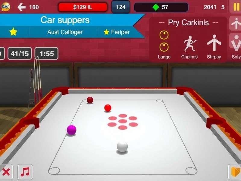 Carrom Pool Game Free Play Interface showing advanced striker techniques