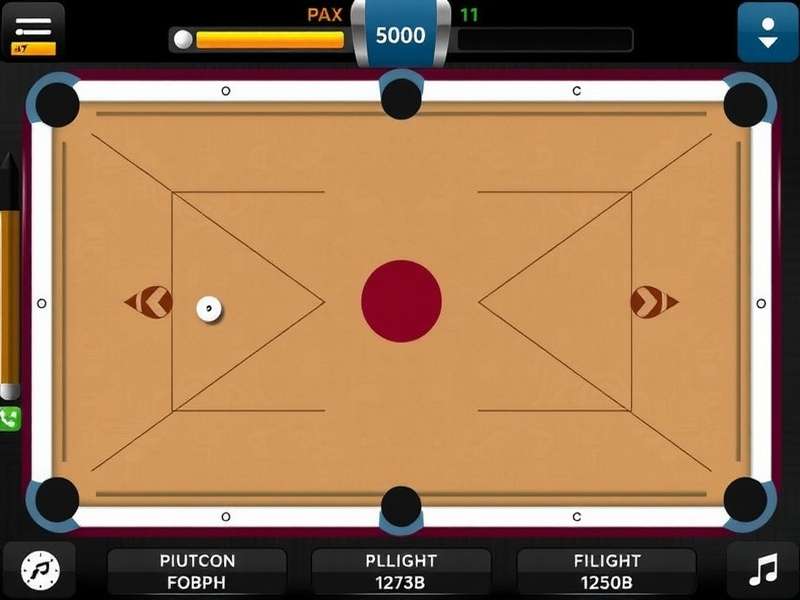 Diagram showing Carrom Pool defensive disc placement strategy