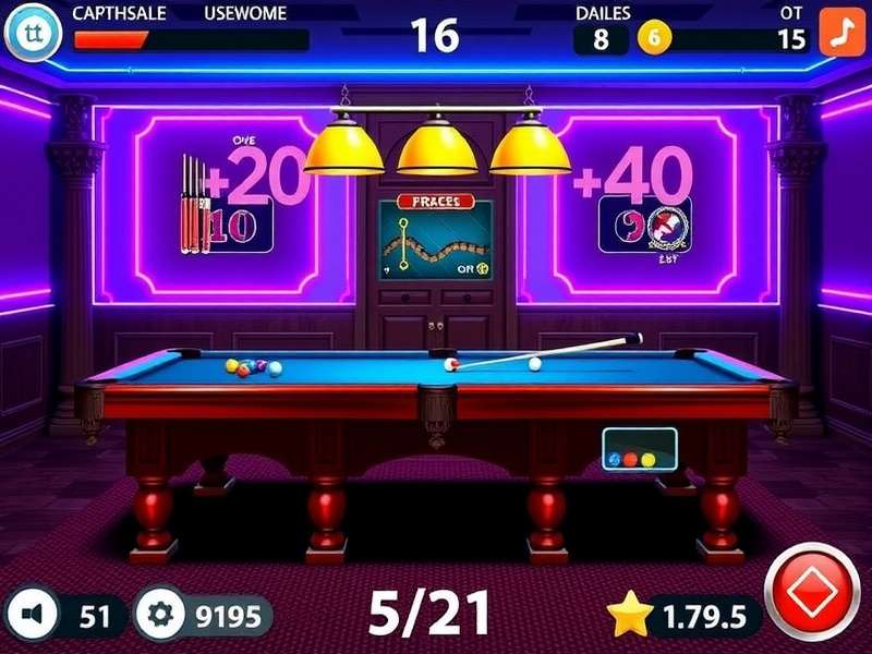 Professional Carrom Pool match setup with striker and coins