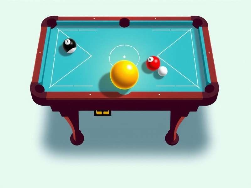 Carrom Pool game in action with striker and discs