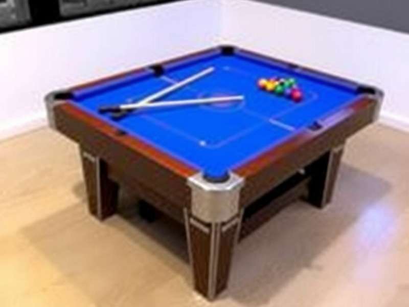Detailed diagram of Carrom Pool table dimensions showing length, width, pockets, and striker lines