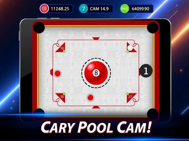 Carrom Pool Gameplay on Mobile Screen