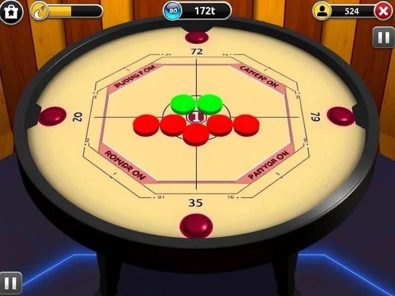 Advanced Carrom Pool disc positioning and strategy visualization