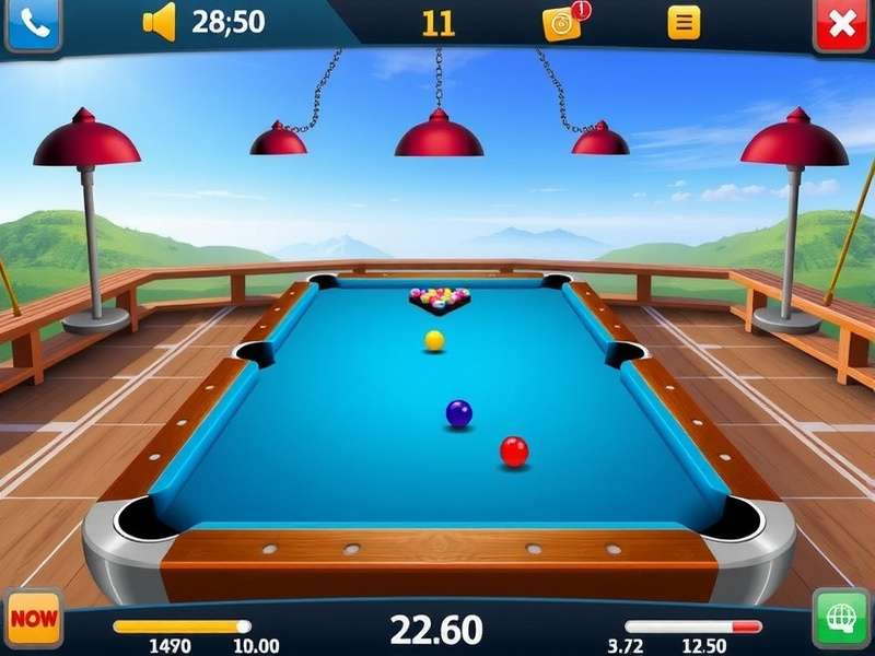 Close-up of carrom board with discs in competitive formation