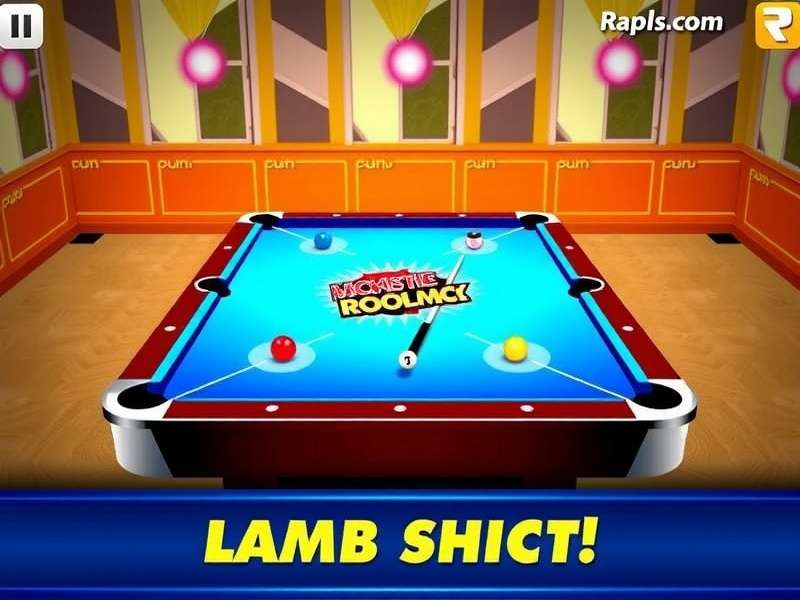 Carrom Pool trick shots hack – expert player making an angled strike on digital carrom board with discs and striker