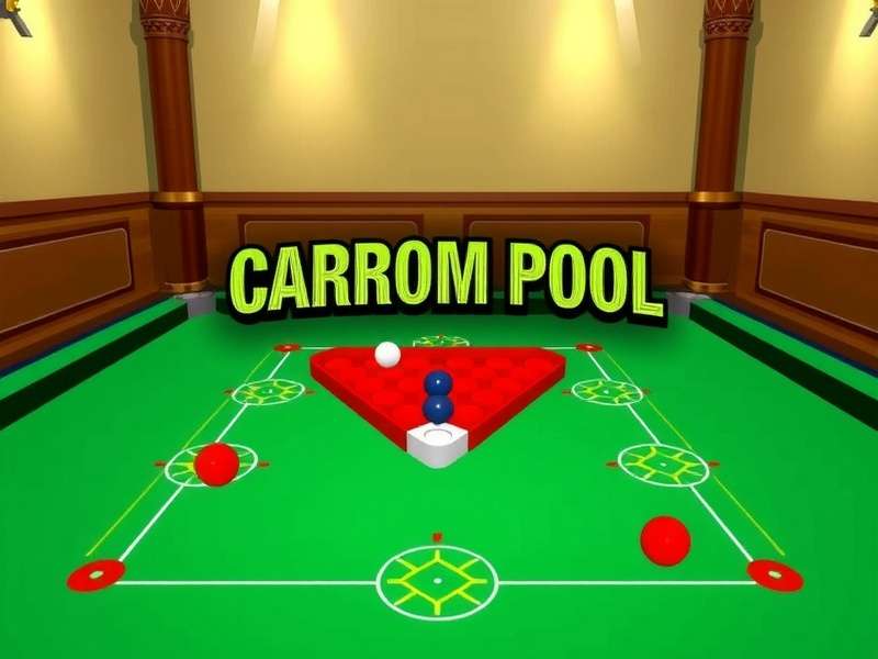 Carrom Pool: Disc Game tournament mode with leaderboard