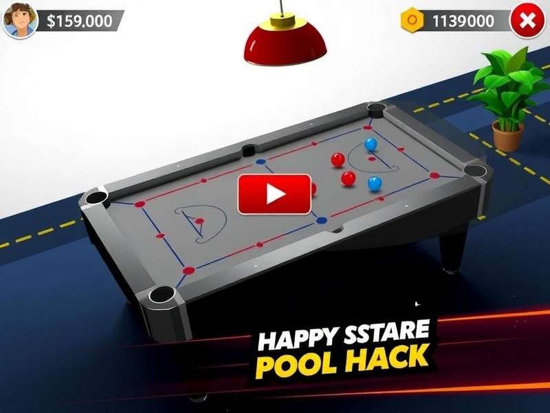 Carrom Pool board with discs arranged for a strategic break shot, showing friction zones and pocket angles