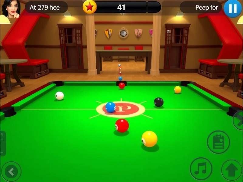 Carrom Pool Online Game board setup with coins and striker in action