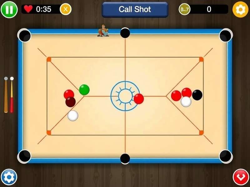 Carrom Pool Trick Shots Download Apk – Hero Image showing the game interface with trick shot highlights