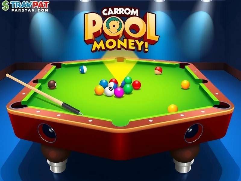 Carrom Pool Game Unlimited Money strategy guide featuring coins and disc game board