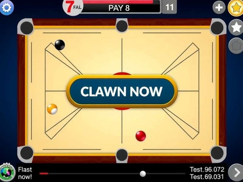 Carrom Pool Disc Game Mod Apk banner showing unlimited coins and gems interface