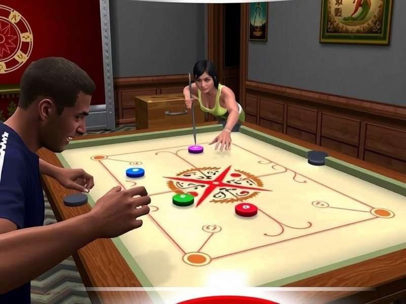 Carrom Pool Disc Game Invite Friends – Play with friends and earn coins