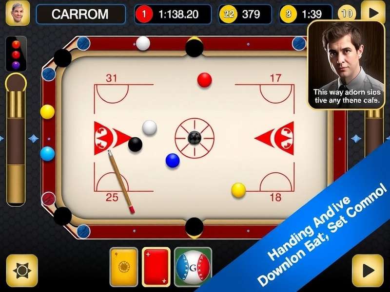 Carrom Pool online game download – Indian players competing in disc game