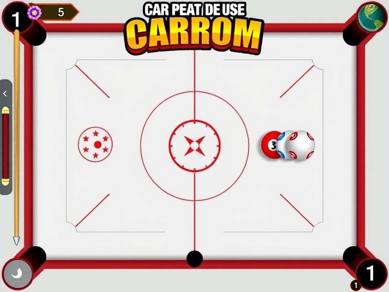 Comparison between classic Carrom Board and Carrom Pool Disc Game interfaces