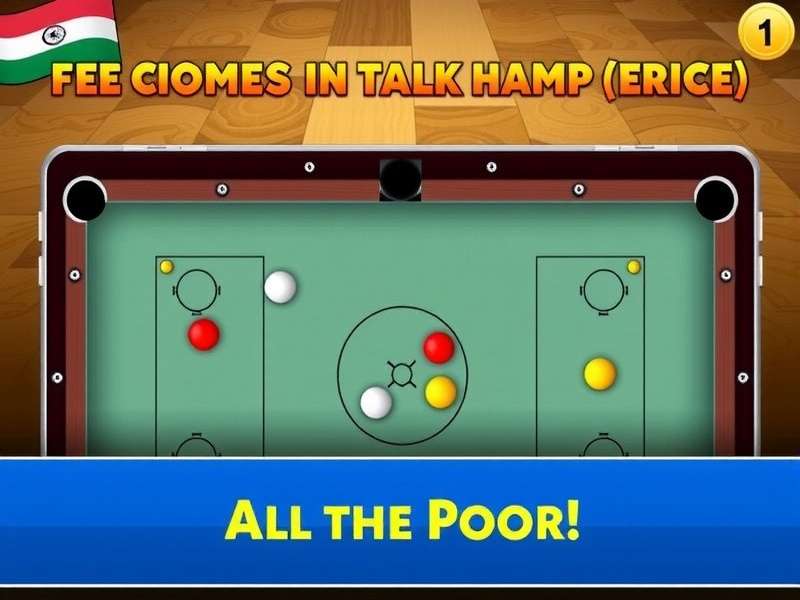 Carrom Pool Board Game Apk gameplay action shot with strikers and coins